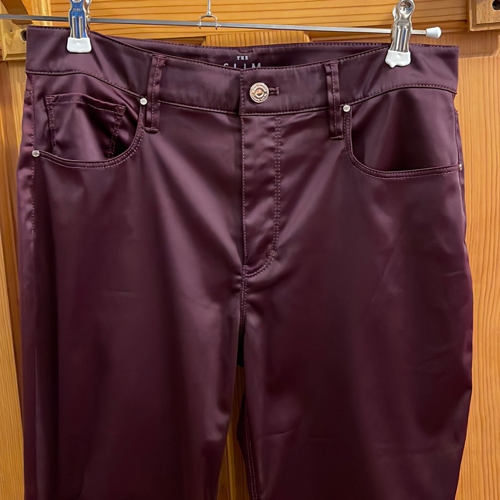 Sateen finish WHBM pants